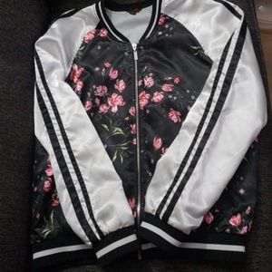 G by Guess Floral Bomber Jacket